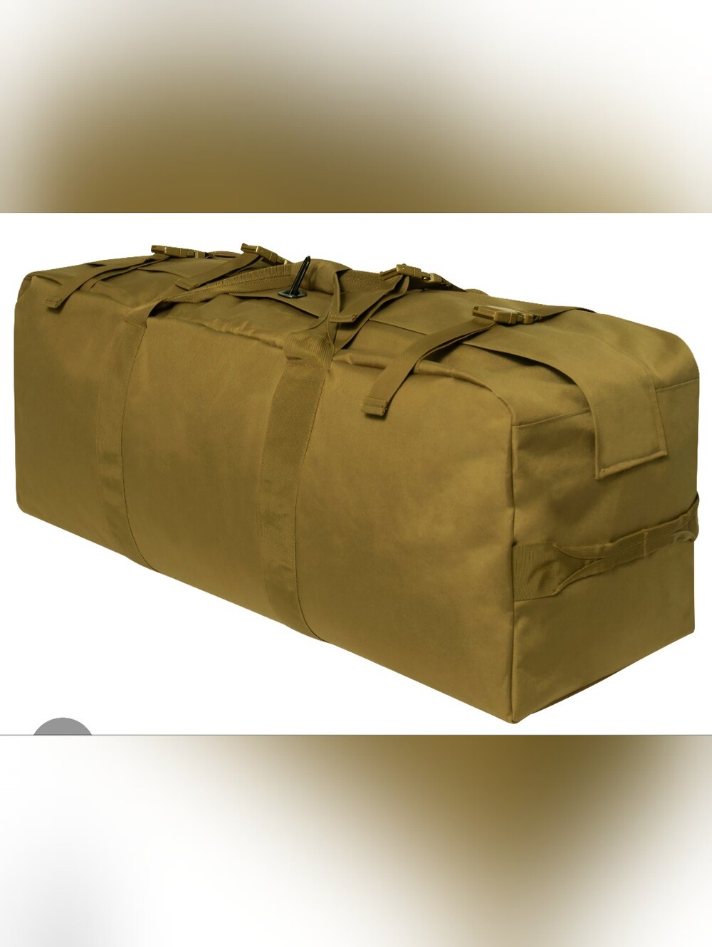 Terminator Olive Drab Canvas Gen I Duffle Bag 2 Strap Backpack' Tactical bag
